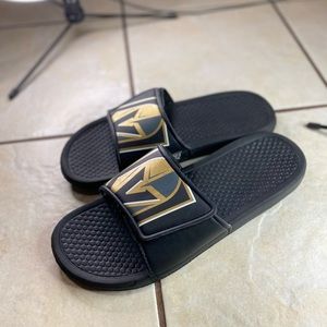 Brand new Vegas golden knights flip-flops